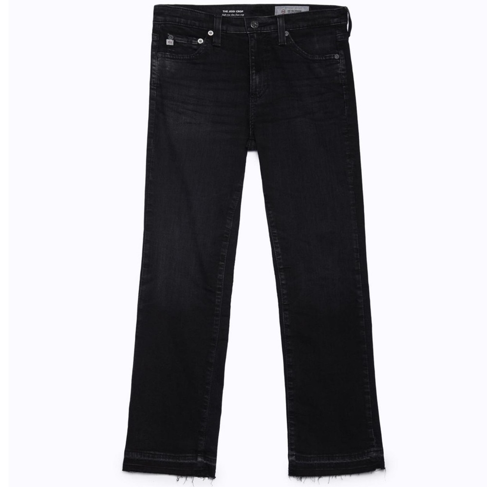 AG Jeans The Jodi Crop / High-Rise Slim Crop Black